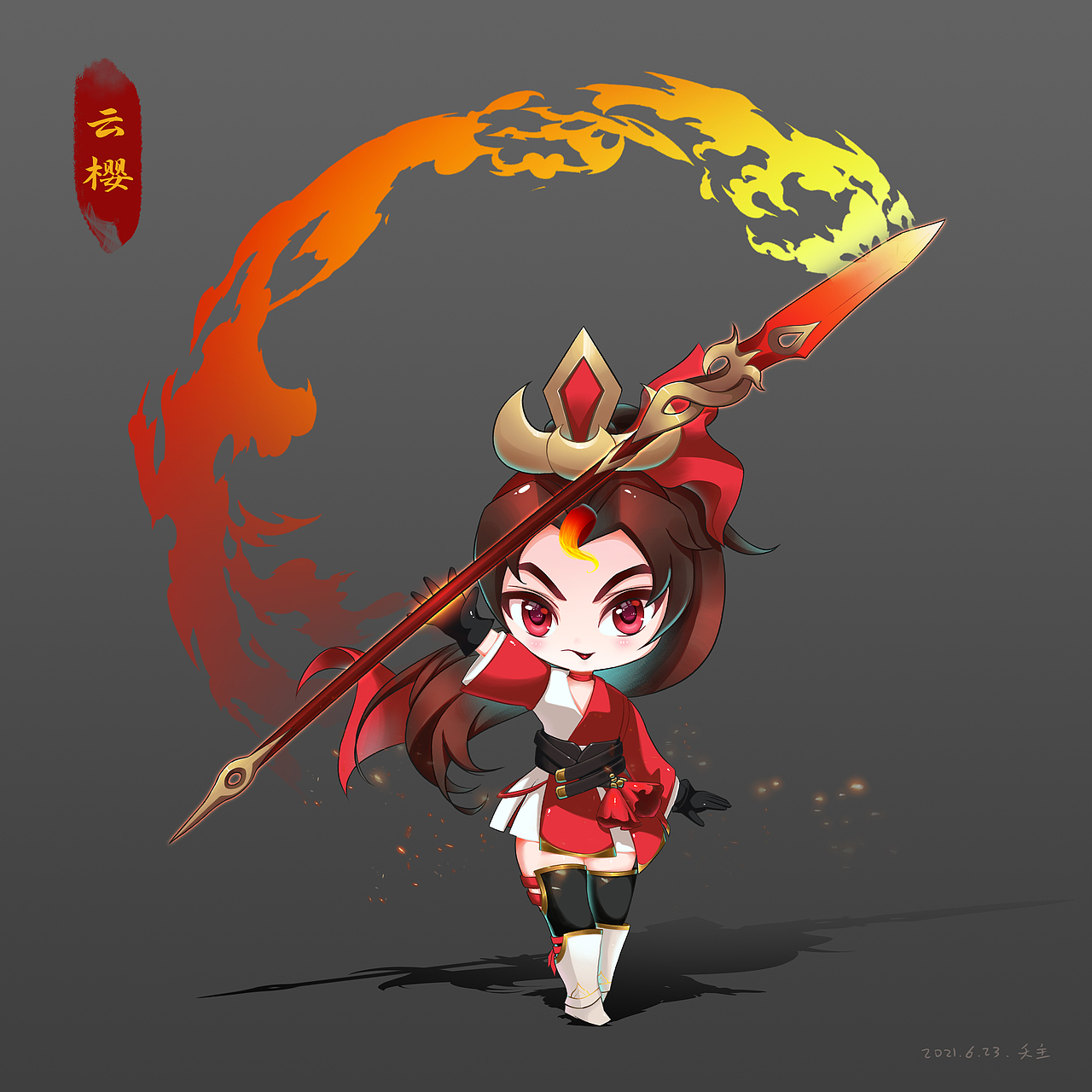 云樱（图ZMjU5ODY0MzAw） - 游戏原画 - 站酷设计师夭主原创素材 - 站酷ZCOOL