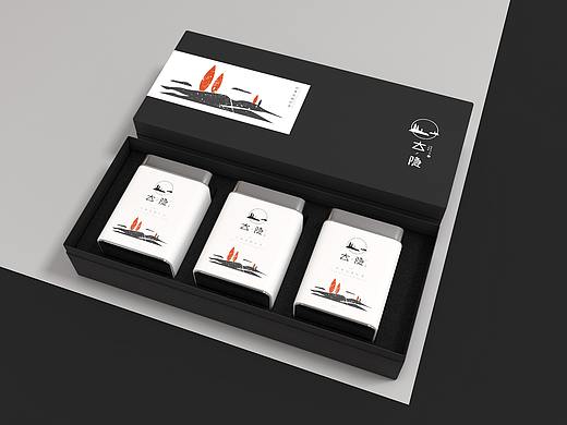 《大隐》logo及茶叶包装设计