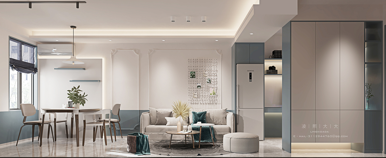 新作静谧蓝色小窝