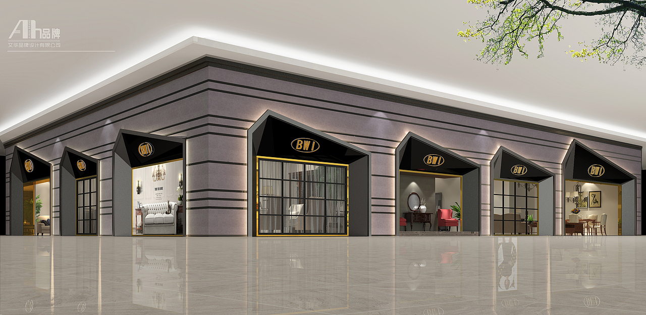 家具展厅设计（图ZMTk1MzI0MTgw） - 展陈设计 - 站酷设计师家具品牌全案设计原创素材 - 站酷ZCOOL