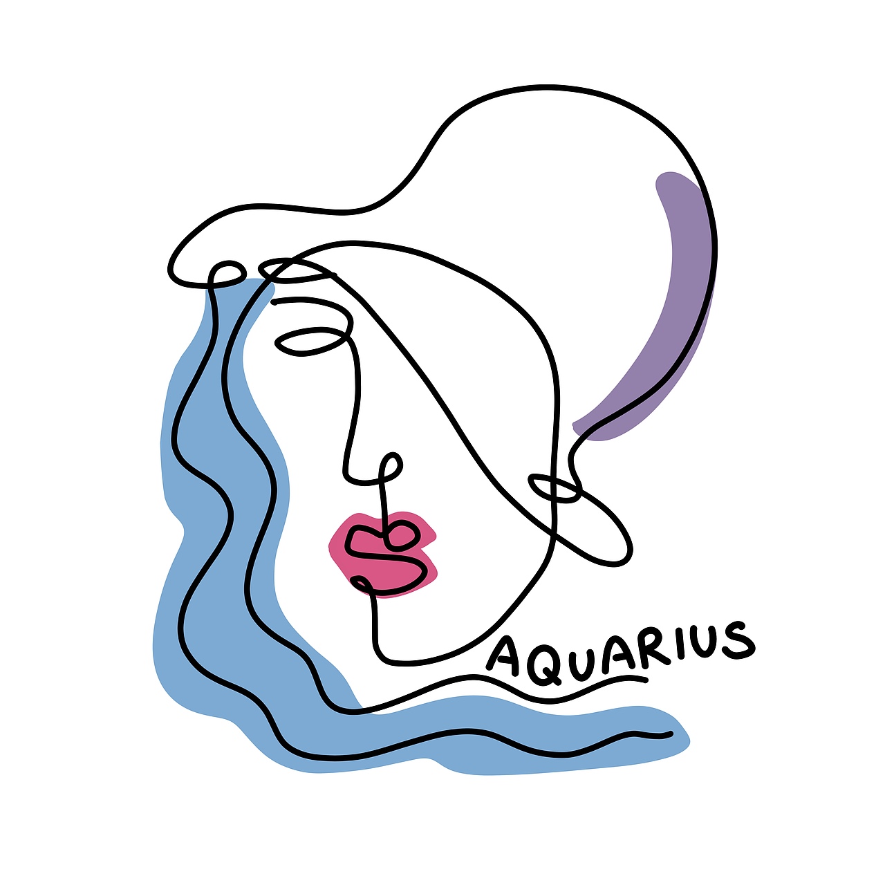 原创设计抽象艺术之十二星座上