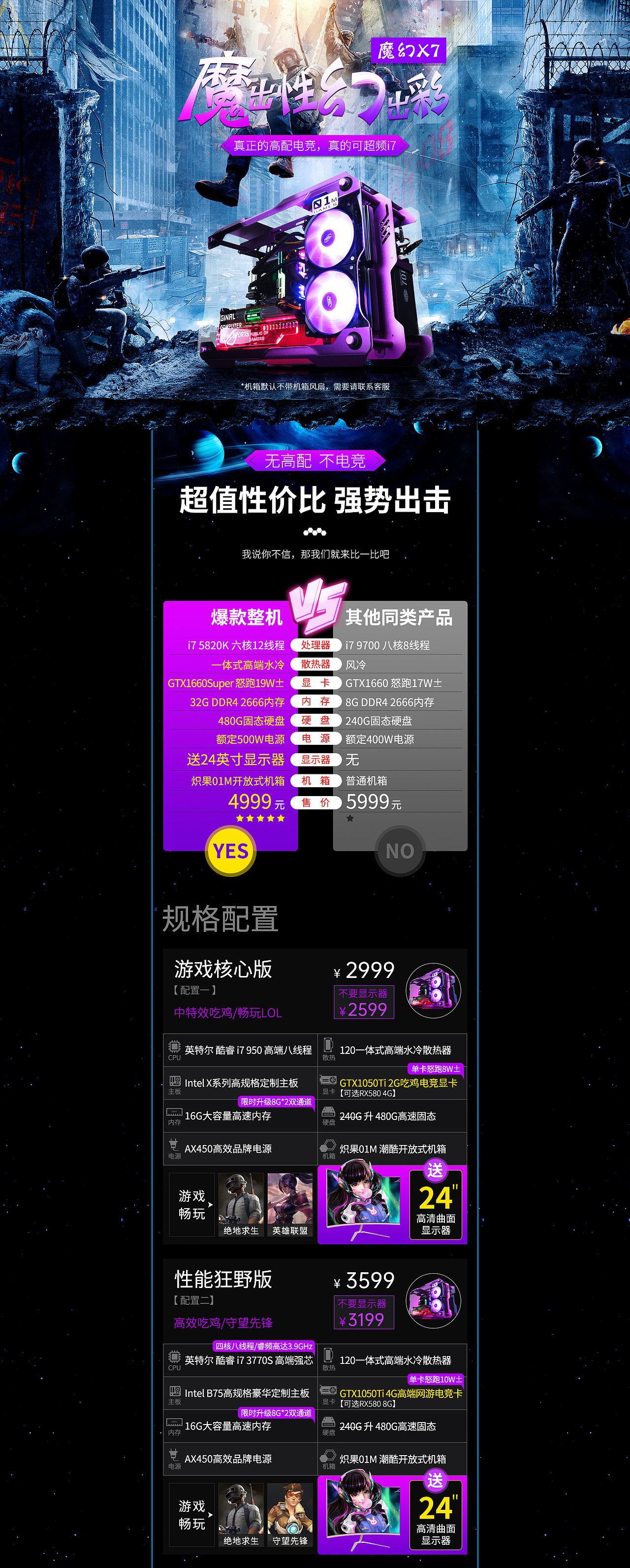 电脑主机详情