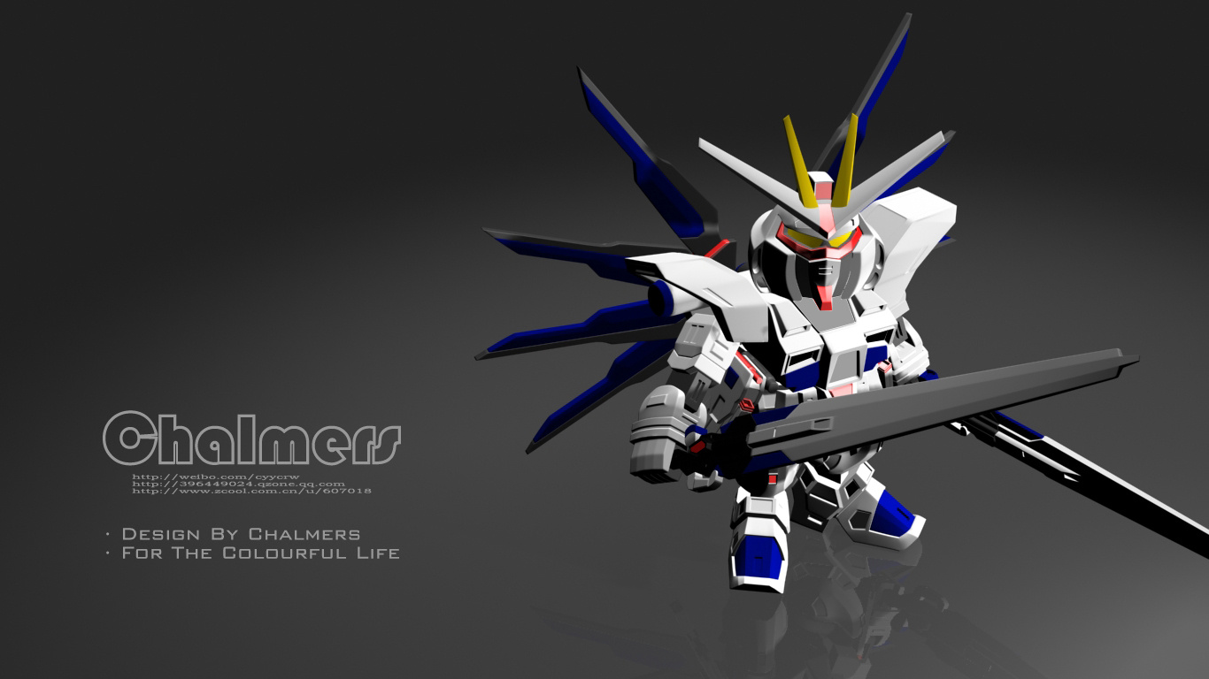 q版高达模型|动漫|动画片|chalmers丨困困 - 原创作品 - 站酷 (zcool)