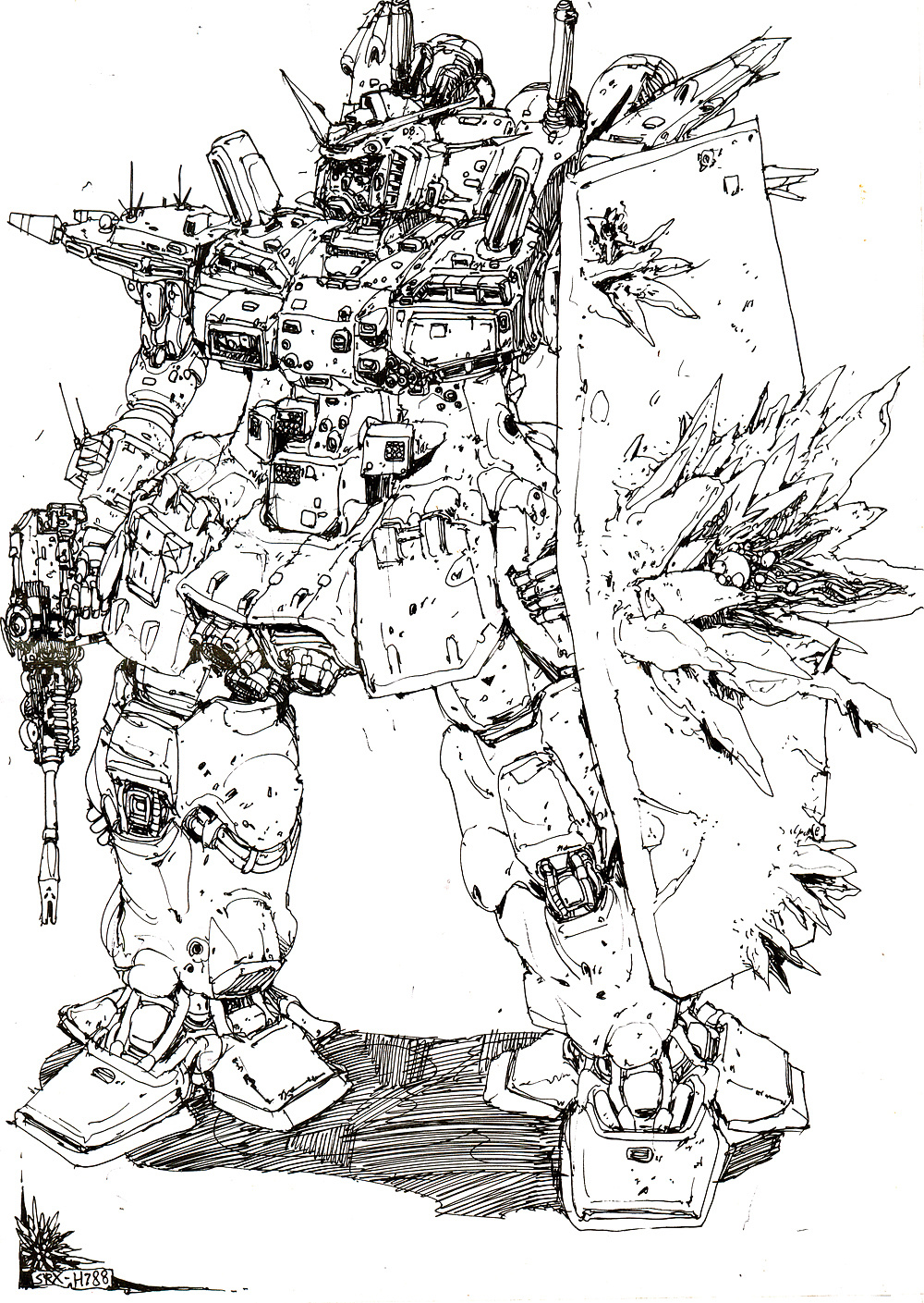 元素以及机甲战记龙骑的d-3(多娜3) 收藏 原型是扎古幽灵(扎古幻影)