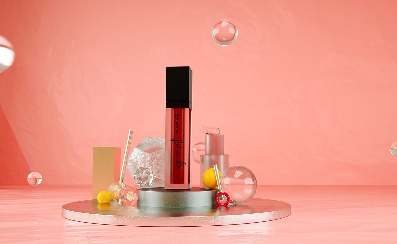 Seven friends 唇釉场景建模（图ZMTUwMTEwNzE2） - 场景 - 站酷设计师鸟总bird原创素材 - 站酷ZCOOL