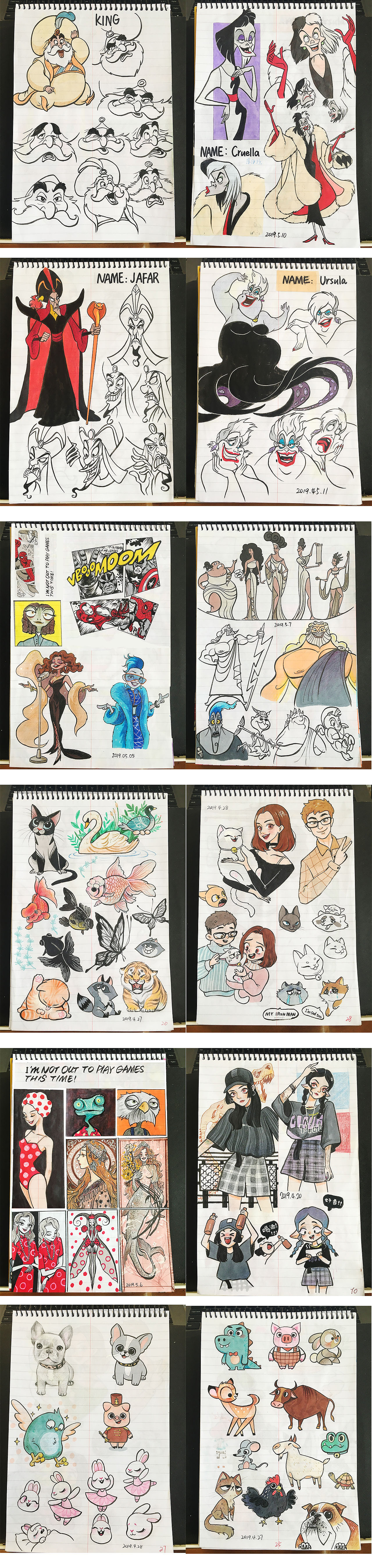 4-5月手绘涂鸦合集