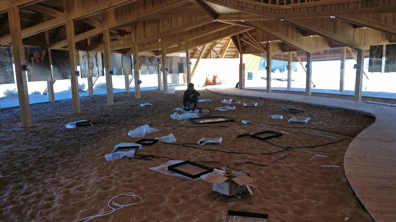 阿拉善月亮湖展馆方案落地