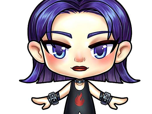 酷酷小姐姐—q版工作设计（个人主页-ZMzYyMjAyNTY=） - 玩具 - 站酷设计师肥宅老龟原创素材 - 站酷ZCOOL