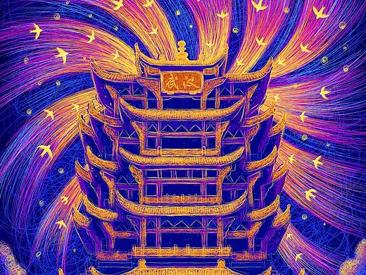 线圈插画-梦深归处是吾乡