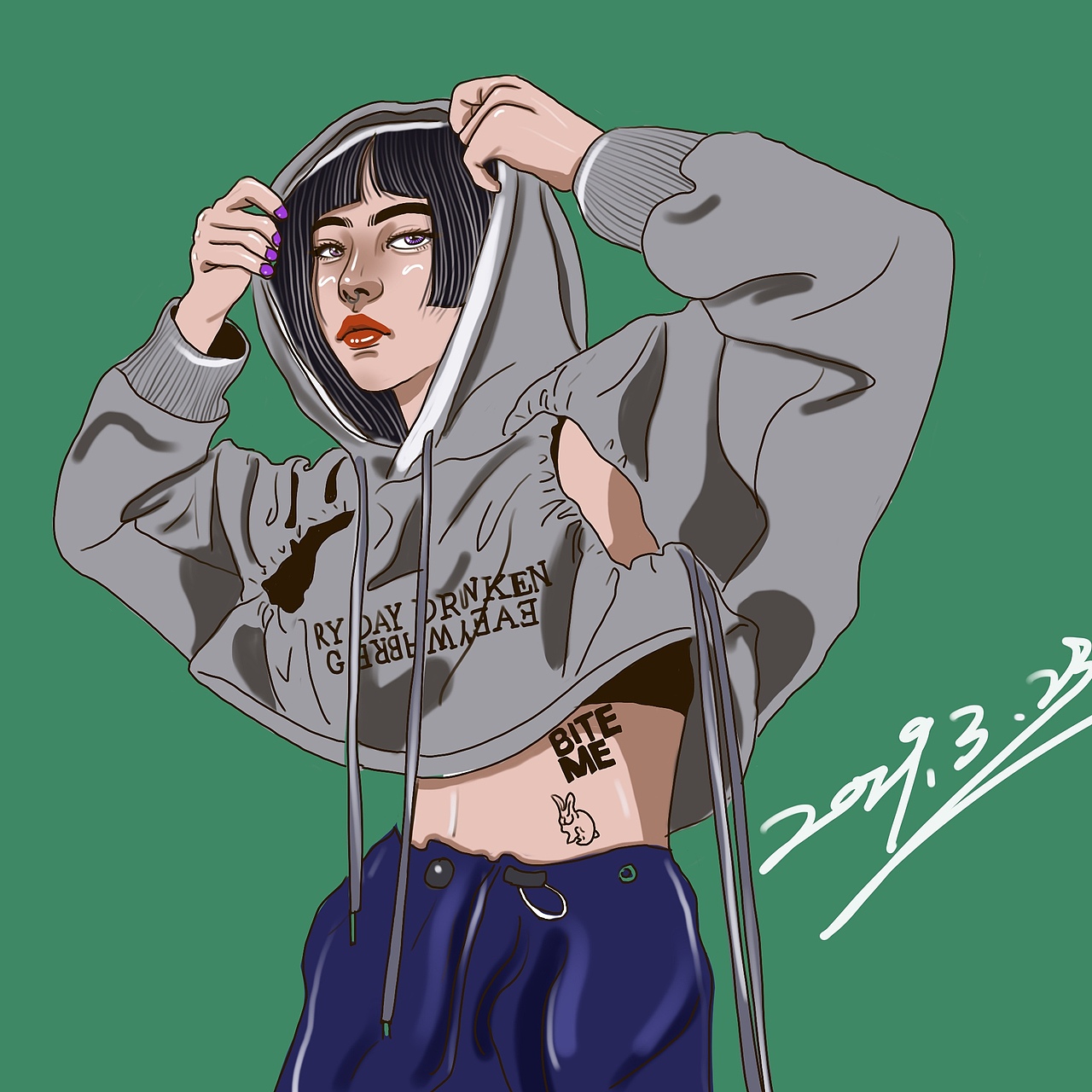 ipad+pencil 2019年5月-7月插画汇总