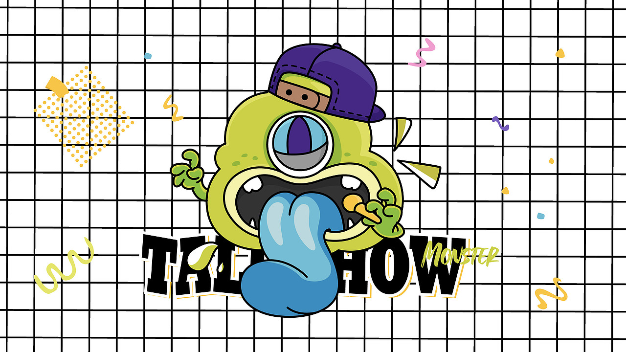 怪兽喜剧logo+主视觉（图ZMjM3OTAyNDA0） - 品牌 - 站酷设计师DDDesign登登原创素材 - 站酷ZCOOL