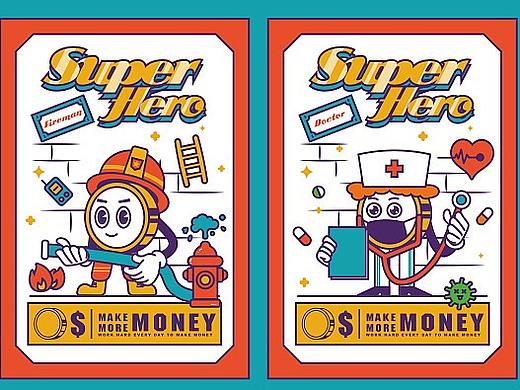 彩色涂鴉—SuperHero系列（個人主頁-ZNTM0MTUzMjA=） - 新銳潮流插畫 - 站酷設(shè)計師桑稚Camille原創(chuàng)素材 - 站酷ZCOOL