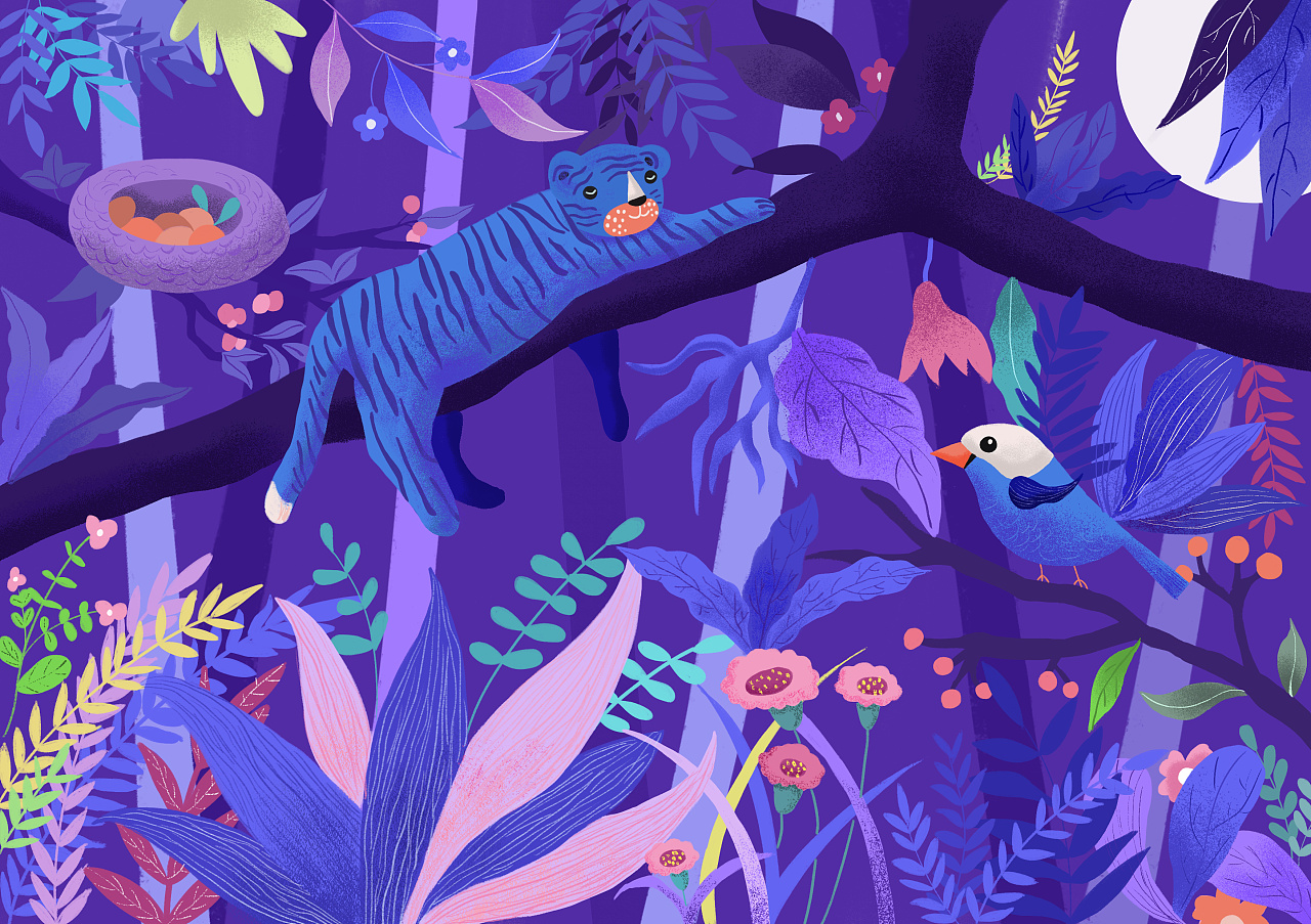 神秘森林|插画|商业插画|shireen琳儿 - 原创作品 - 站酷 (zcool)