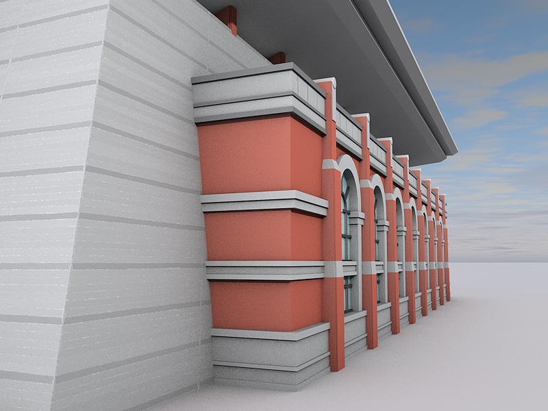 【练习】建筑模型-C4D处女作-厦门-集美大学（图ZMjUxOTIwMDA=） - 建筑/空间 - 站酷设计师知也不知原创素材 - 站酷ZCOOL