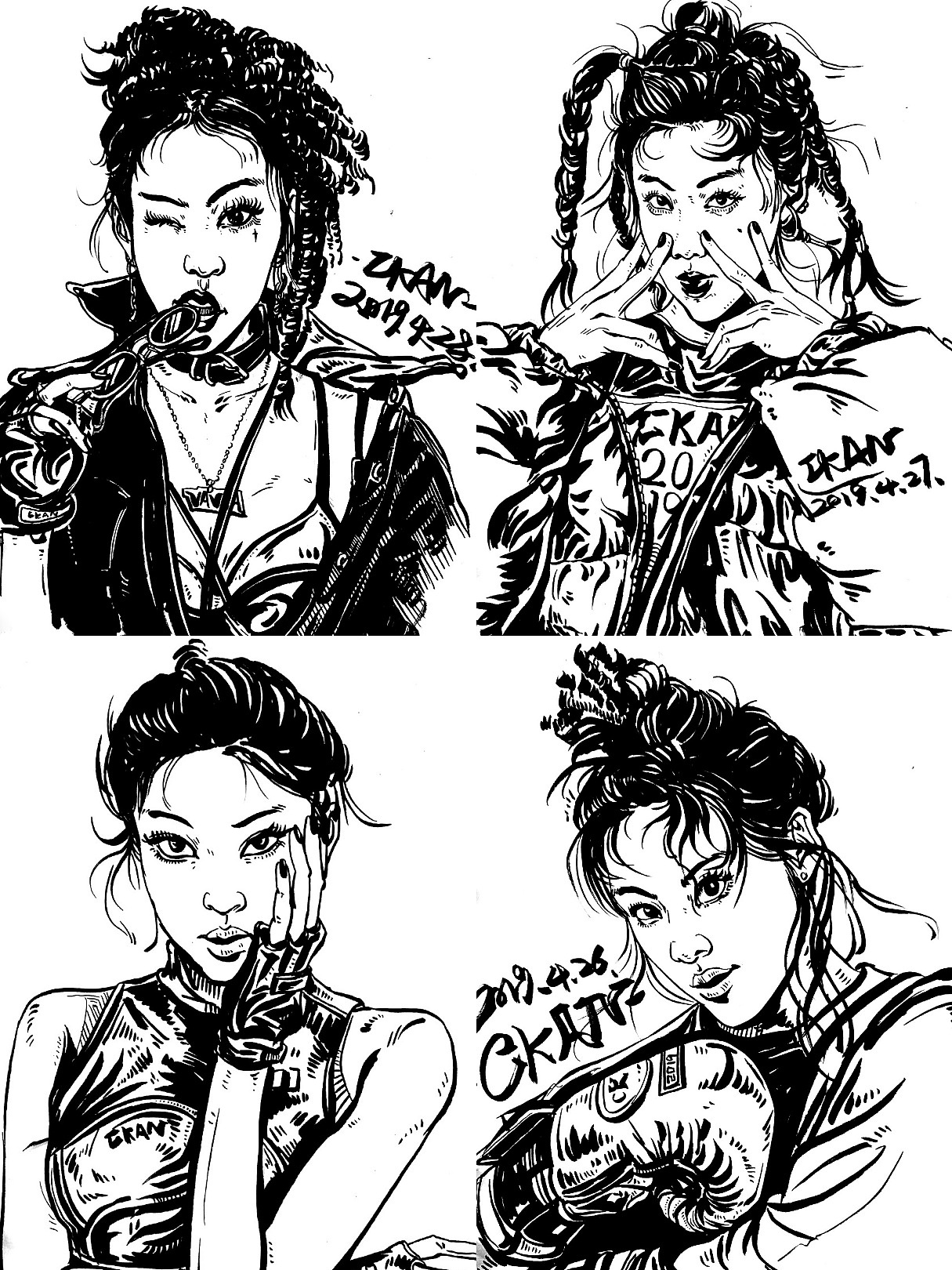 CKAN2019年插画合集（图ZMTkxODk4MDU2） - 新锐潮流插画 - 站酷设计师CKAN程阿砍原创素材 - 站酷ZCOOL