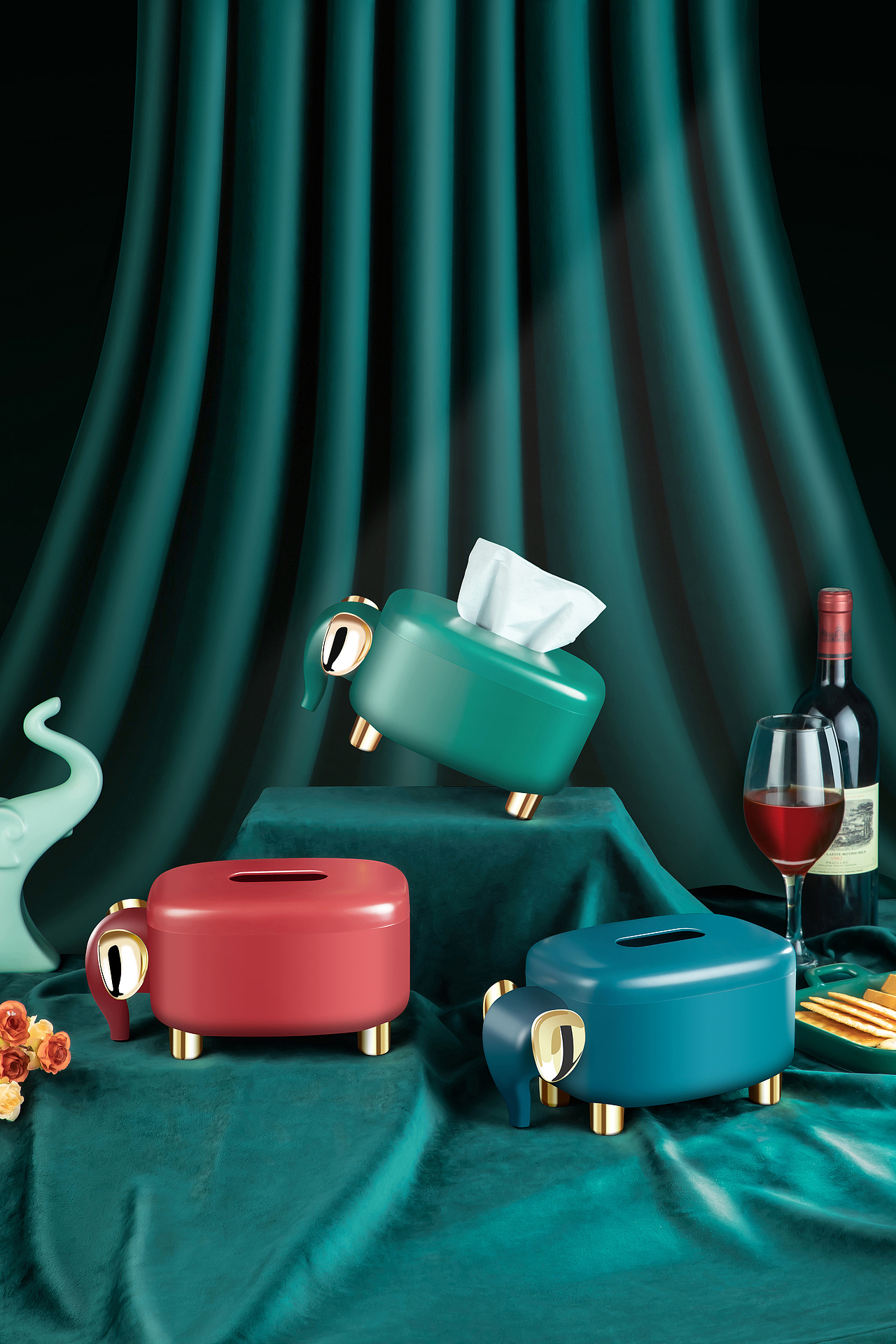 家居日用品摄影 | 吉象纸巾盒 认真