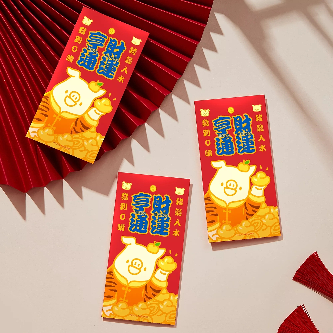 【微信红包封面设计】虎虎生威/如虎添翼（图ZMjg2MDMxNDY0） - IP形象 - 站酷设计师elewyz原创素材 - 站酷ZCOOL