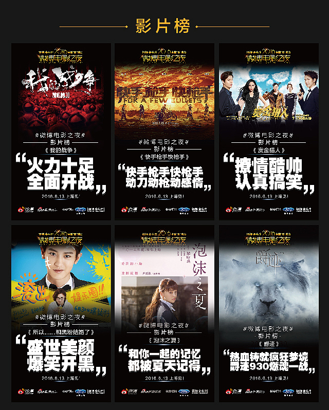 微博电影之夜海报（图ZNTIyNjE0NzY=） - 海报 - 站酷设计师山魈山原创素材 - 站酷ZCOOL