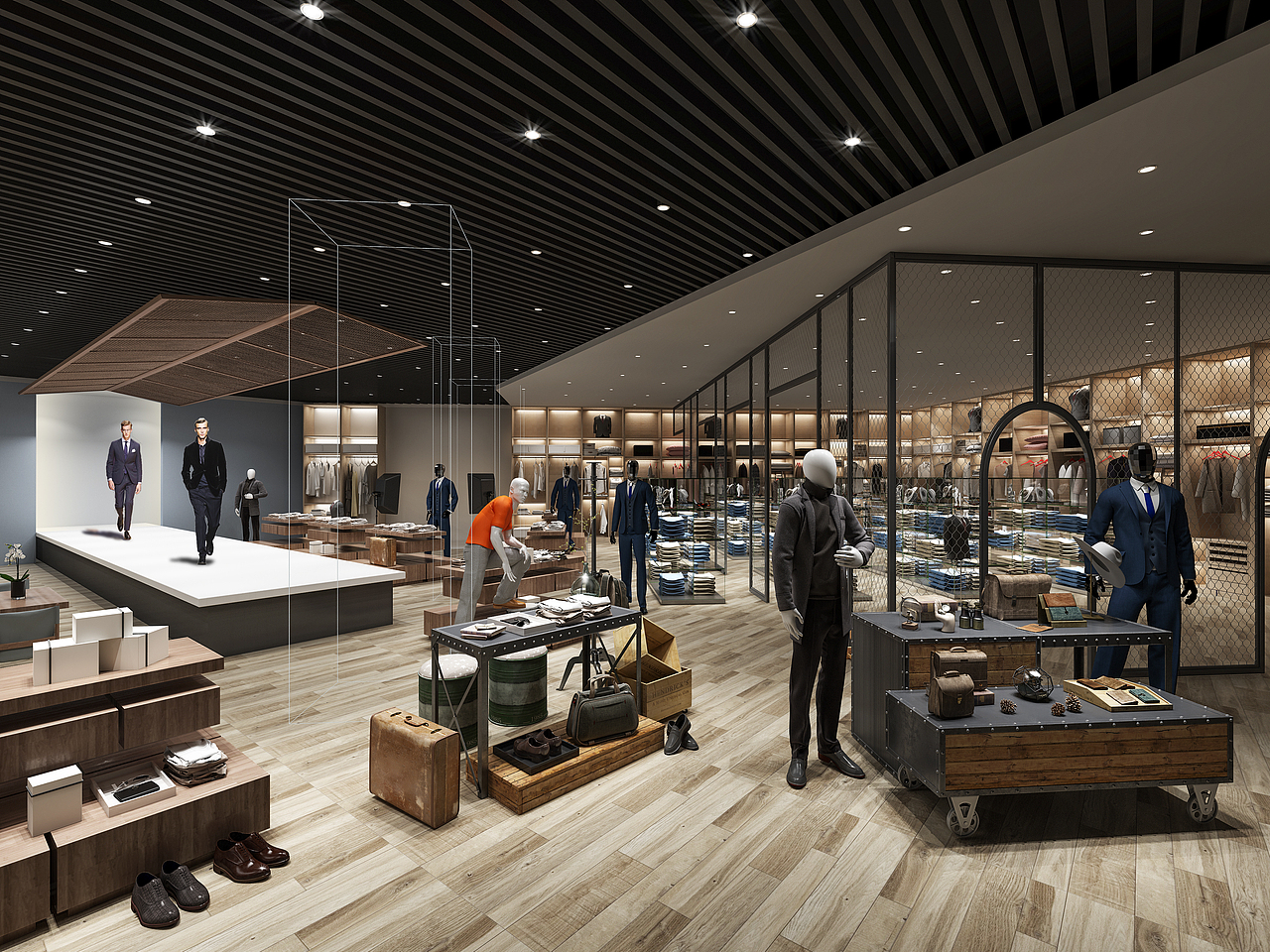 某服装店（图ZMTE3ODU3MzE2） - 家装设计 - 站酷设计师韩灬舍原创素材 - 站酷ZCOOL