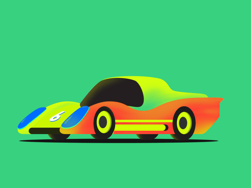 Car Play（图ZNjU0ODMwNjQ=） - 艺术插画 - 站酷设计师江南李原创素材 - 站酷ZCOOL
