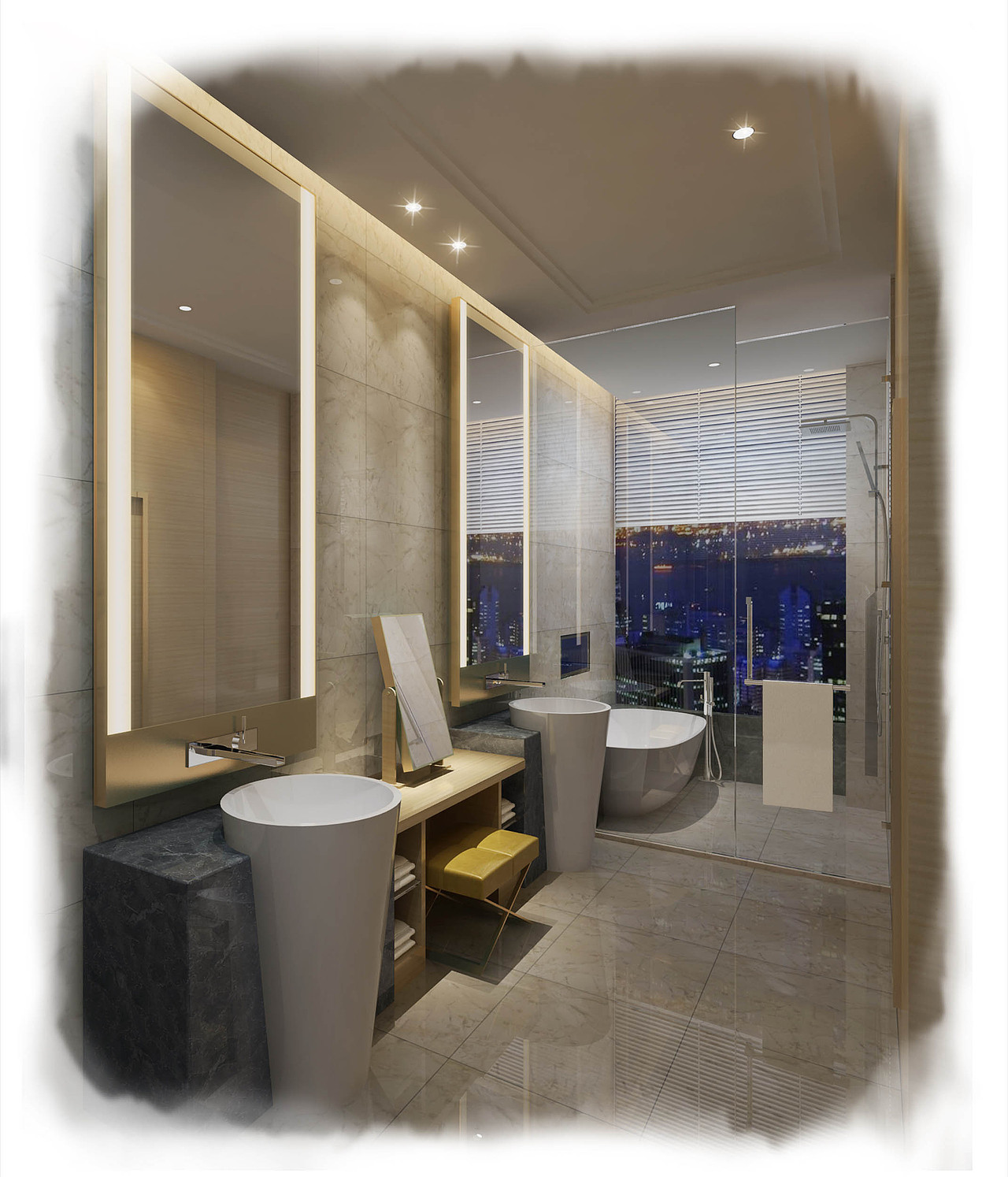 餐厅酒店效果图作品