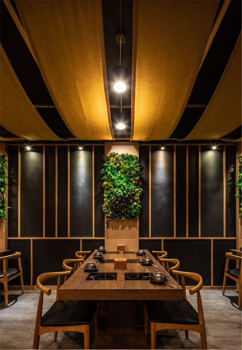 成都餐厅设计禅风海味餐厅装修