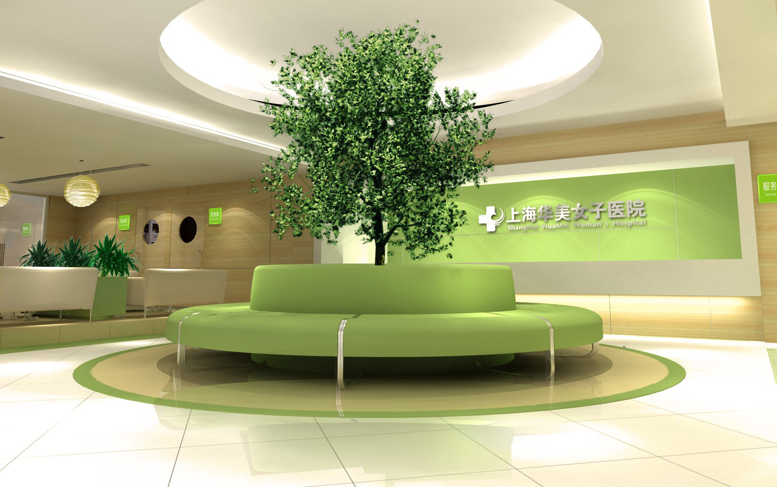 医院展厅空间装修设计|广州设计公司