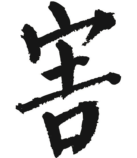 常用1000字简繁体(害)|平面|字体/字形|天贶制艺 - 原创作品 - 站酷