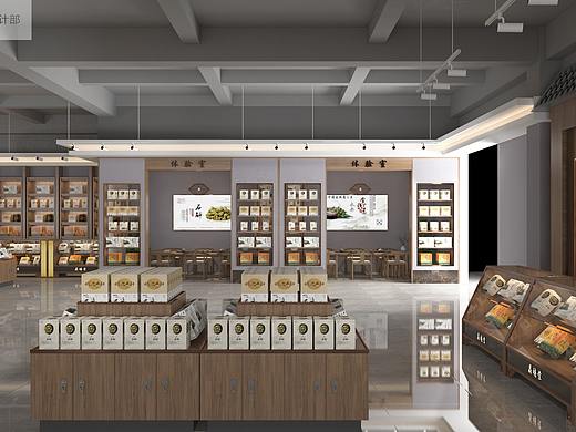 中药店设计|西药店设计|螺旋藻专卖店设计
