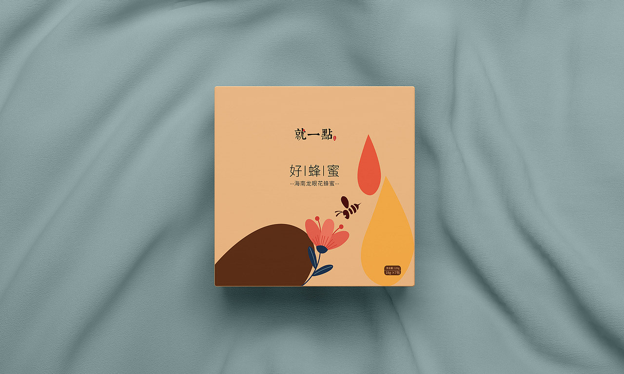 平面蜂蜜包装莫兰迪色系高级耐看chic风morandi