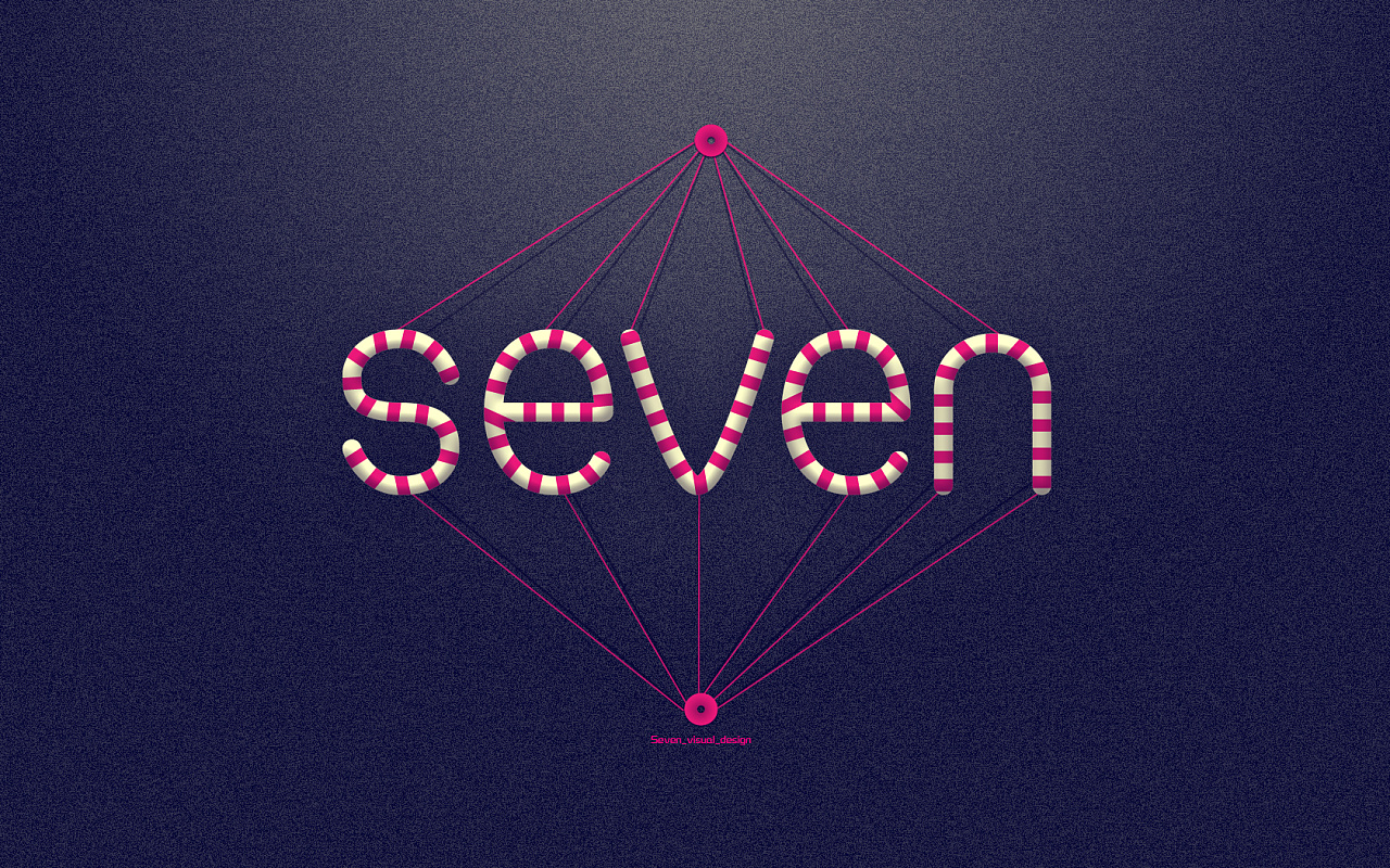 for seven|平面|字体/字形|seven大象 - 原创作品 - 站酷 (zcool)