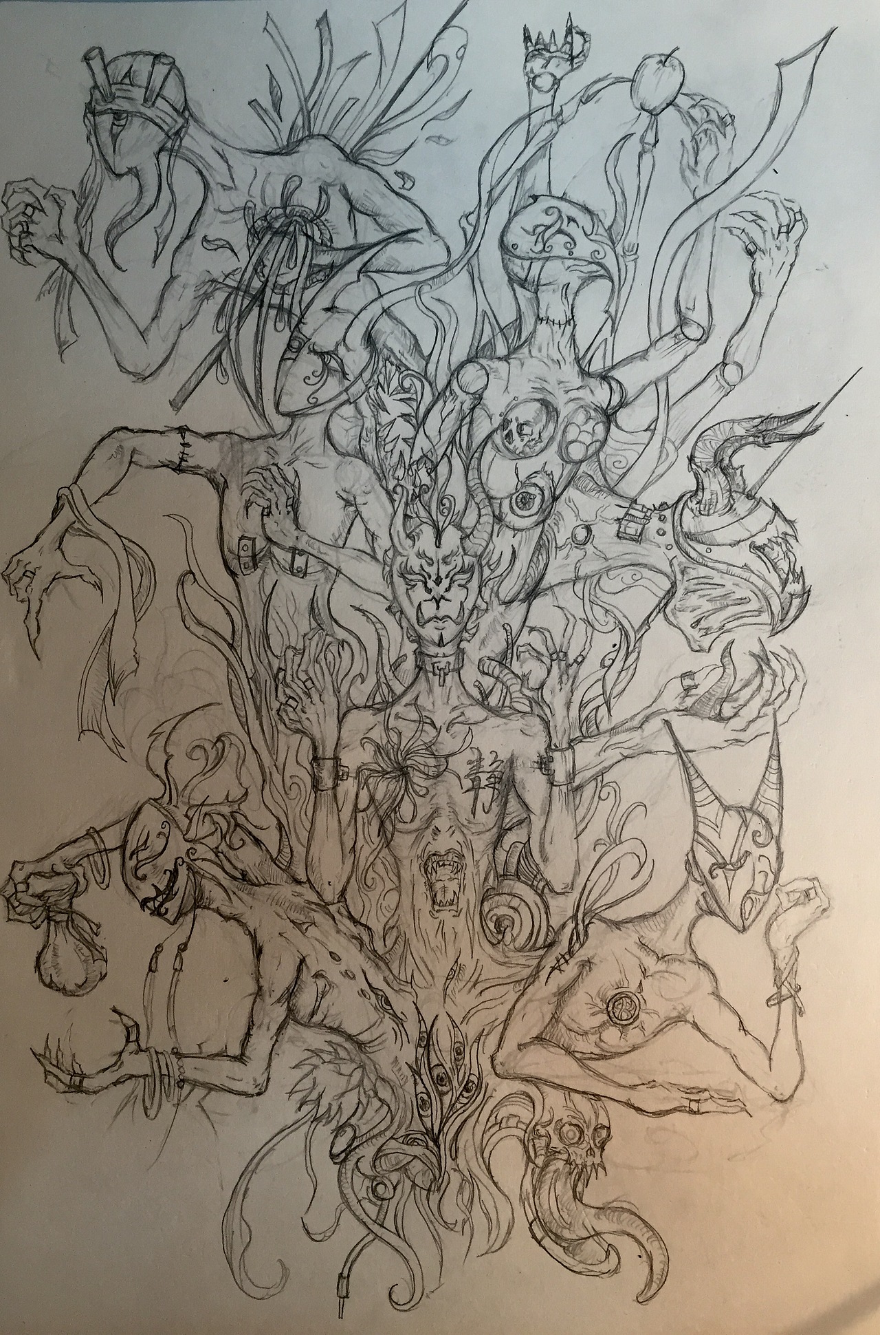 插画习作——七宗罪