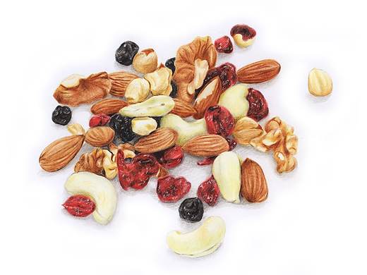 【驴大萌彩铅教程213】年货节 每日坚果大礼包 