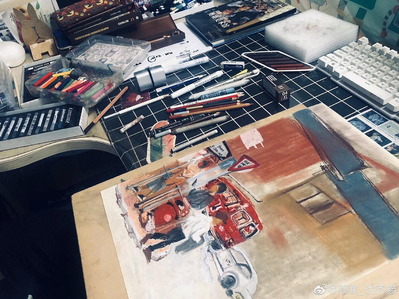 综合材料-生活中的点点滴滴之小美好（图ZMTY5ODA4NzI0） - 艺术插画 - 站酷设计师MUHAN_W原创素材 - 站酷ZCOOL
