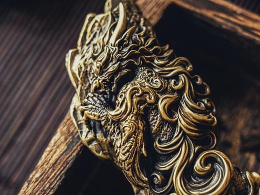 螭虎茶刀（个人主页-ZNTQxNzM4ODg=） - 工艺品设计 - 站酷设计师琢匠原创素材 - 站酷ZCOOL