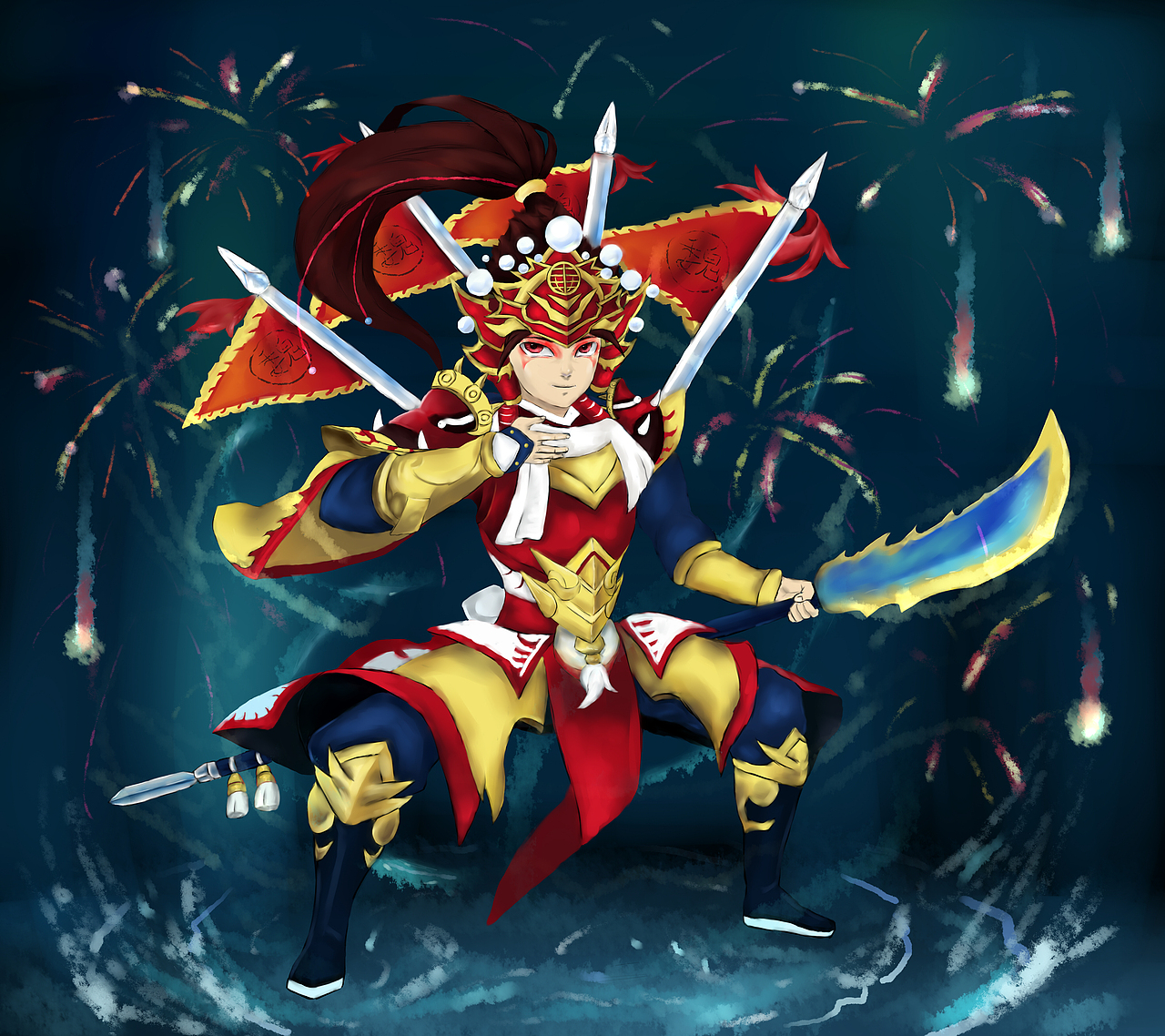 【我的作品我的画】28 戏曲张辽