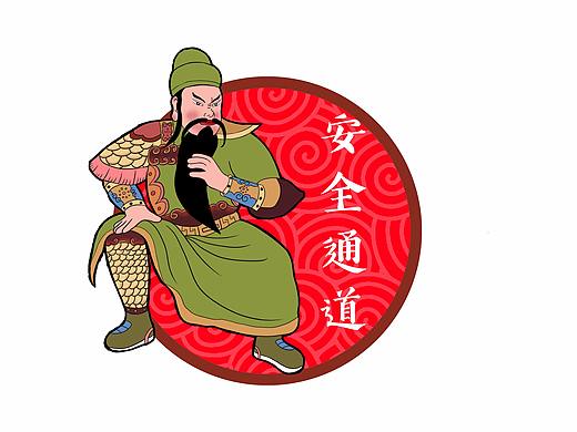 成都武侯祠庙会导视图标设计
