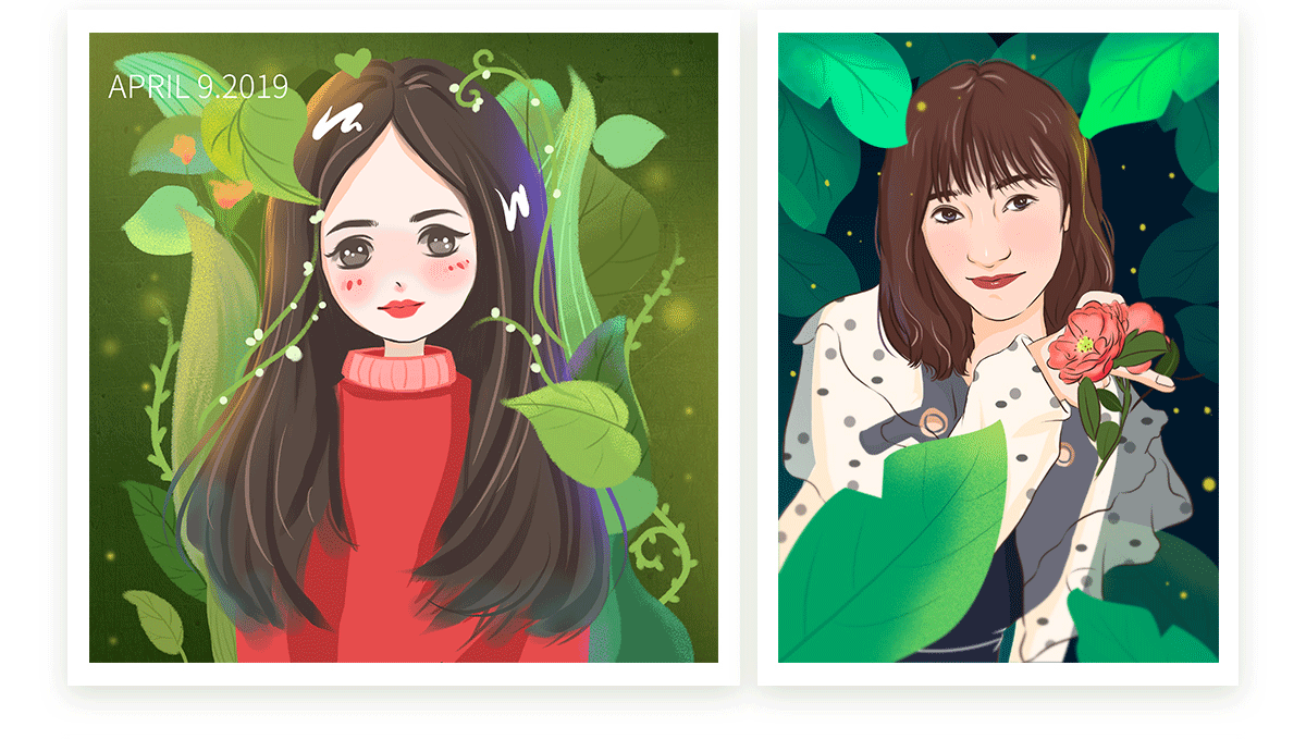 2019年5月插画头像练习