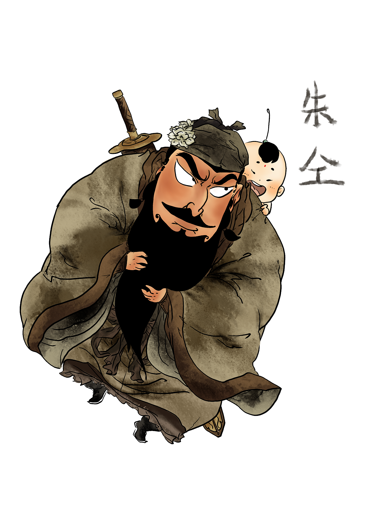 水浒传插画临摹练习02