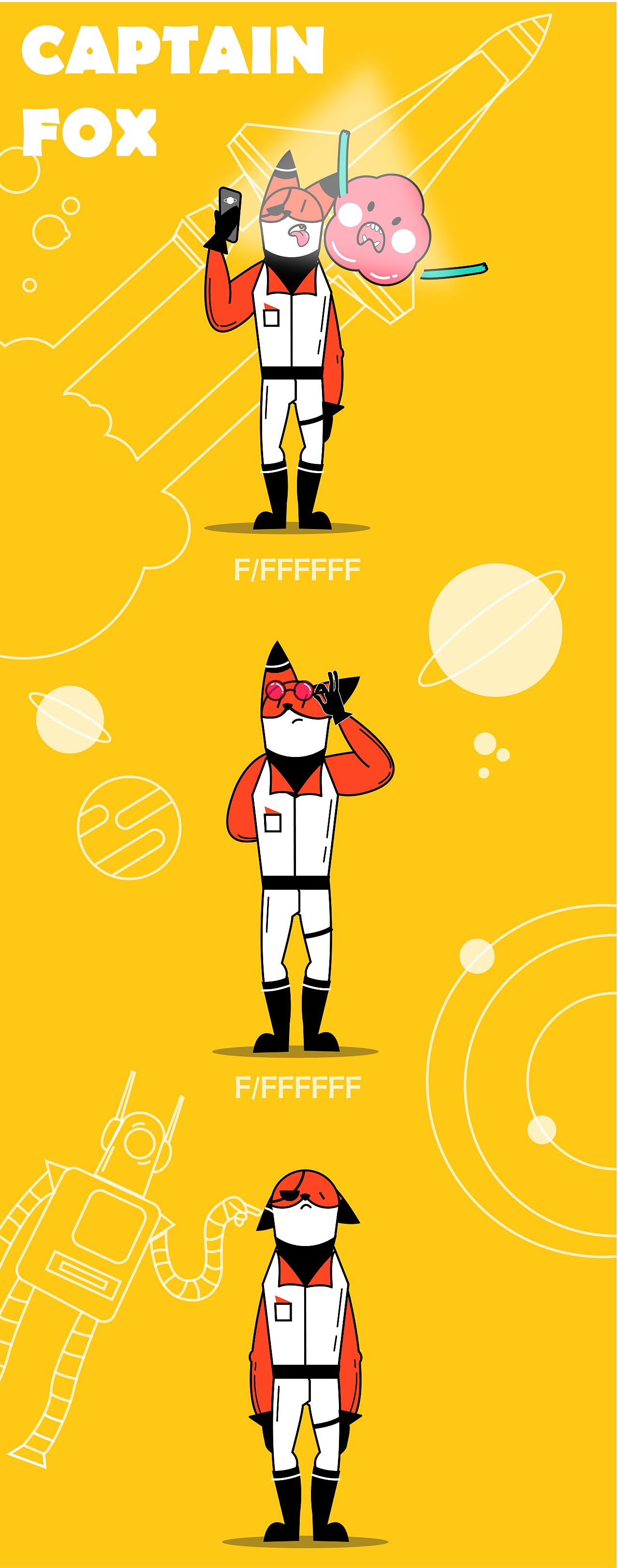FOX狐狸船长（图ZOTU5NjA0OTI=） - 概念设定 - 站酷设计师三花肉原创素材 - 站酷ZCOOL