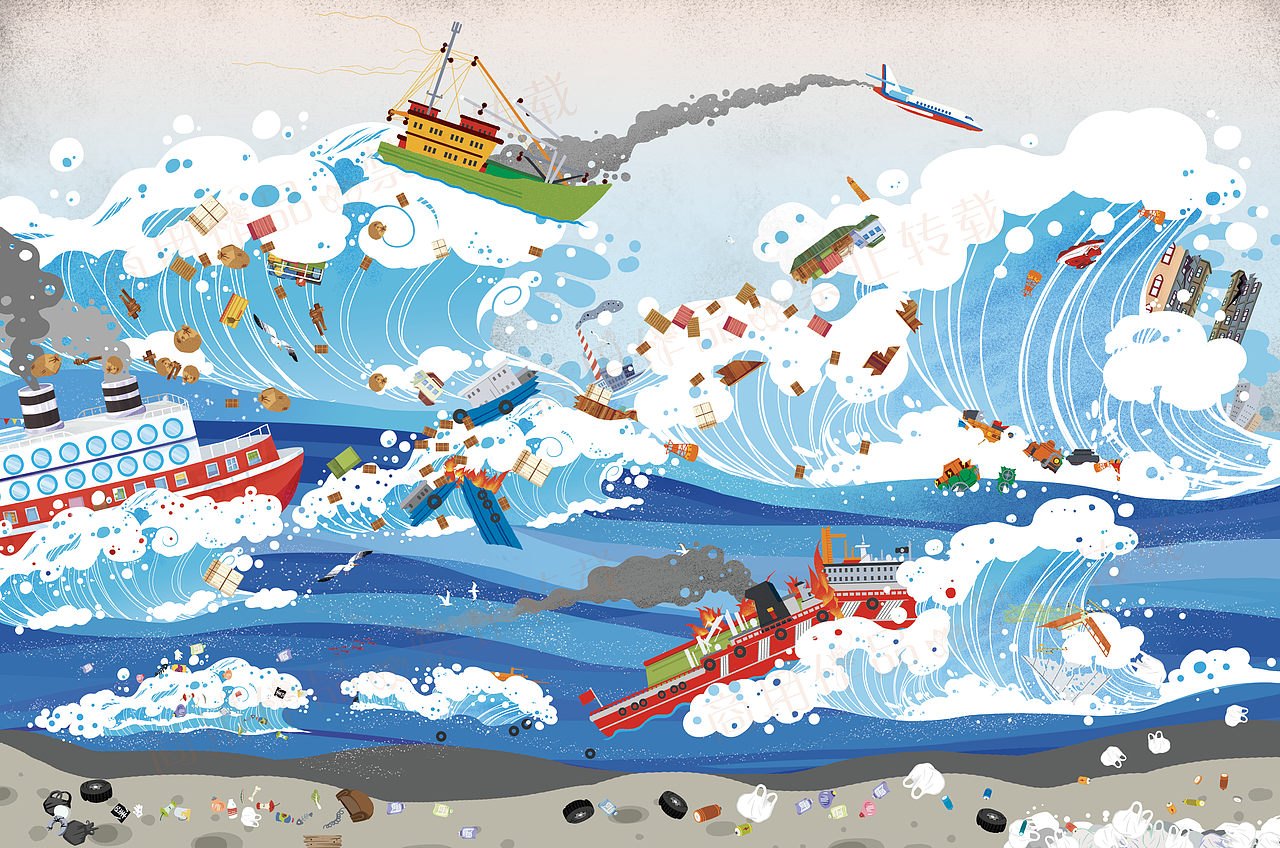 地震立體書（圖ZMjkzOTgwODky） - 商業(yè)插畫 - 站酷設(shè)計師七賢俊寶原創(chuàng)素材 - 站酷ZCOOL