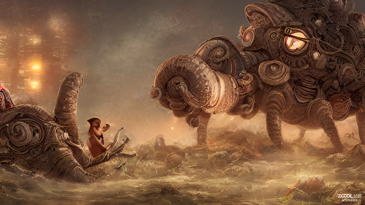 #AI创作实验室#吃蜗牛的小女孩（图ZMzIwNDY1ODgw） - AI作品 - 站酷设计师白菜拱了秋猪原创素材 - 站酷ZCOOL