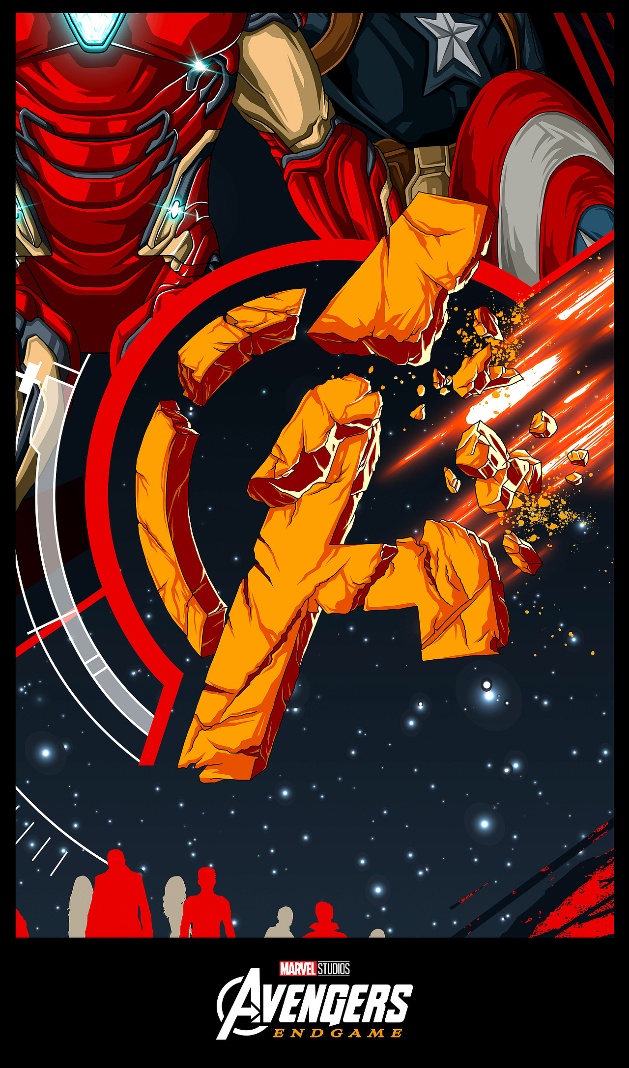 《复仇者联盟4》概念插画海报（图ZMTU4MDk5NjA4） - 商业插画 - 站酷设计师ACEWORKS原创素材 - 站酷ZCOOL