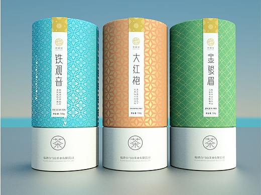 圆筒型茶叶礼盒包装设计