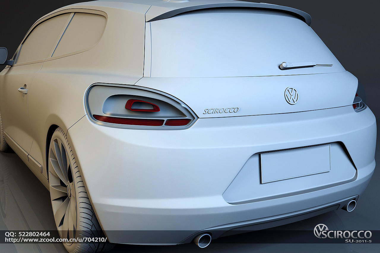 精悍小钢炮—VW 尚酷小白模！（图ZNTgwNzUyNA==） - 机械/交通 - 站酷设计师Su2011原创素材 - 站酷ZCOOL