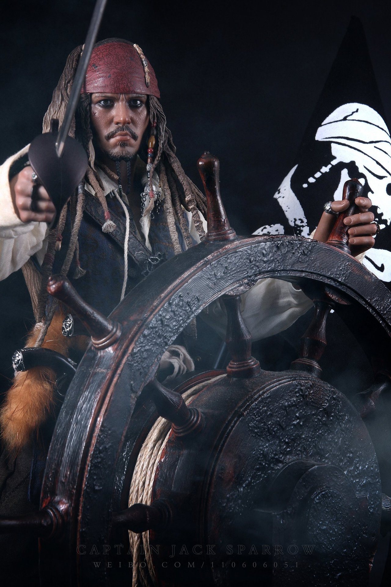 hottoys DX06 加勒比海盗 杰克斯派洛船长（图ZNTU5NDc0MTI=） - 产品摄影 - 站酷设计师眉间白火TAN原创素材 - 站酷ZCOOL