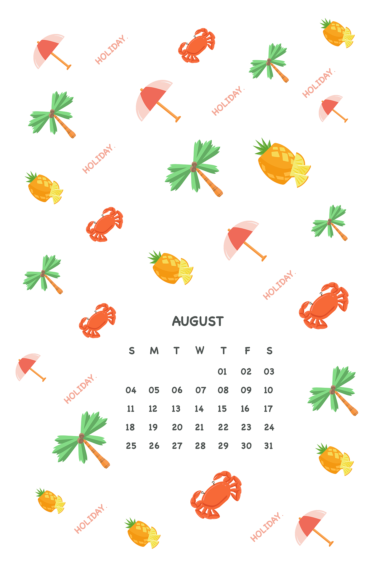 八月日历 十月日历