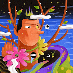 “反噬进化”生态危机插画设计（图ZMjU1MTMxMjUy） - 概念设定 - 站酷设计师南星Shea原创素材 - 站酷ZCOOL