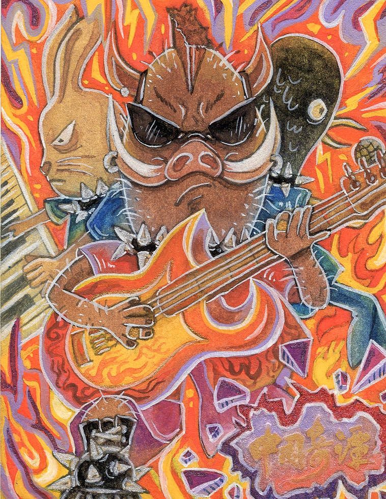 中国奇谭手绘作品第二弹！！！（图ZMzU3ODg0ODU2） - 艺术插画 - 站酷设计师咸鱼趣多多原创素材 - 站酷ZCOOL