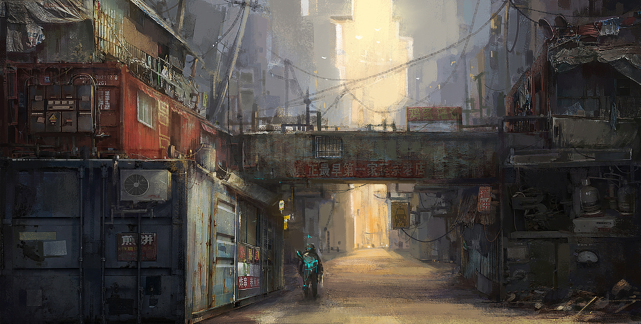 以前画的一些场景设计练习